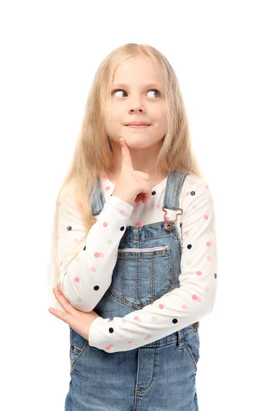 Menina engraçada bonito — Fotografia de Stock