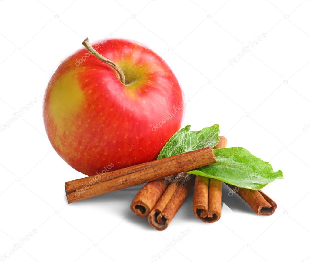 Fresh apple and cinnamon 