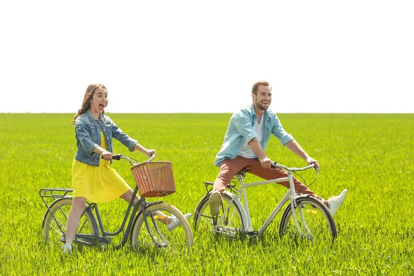Par cykling cyklar — Stockfoto