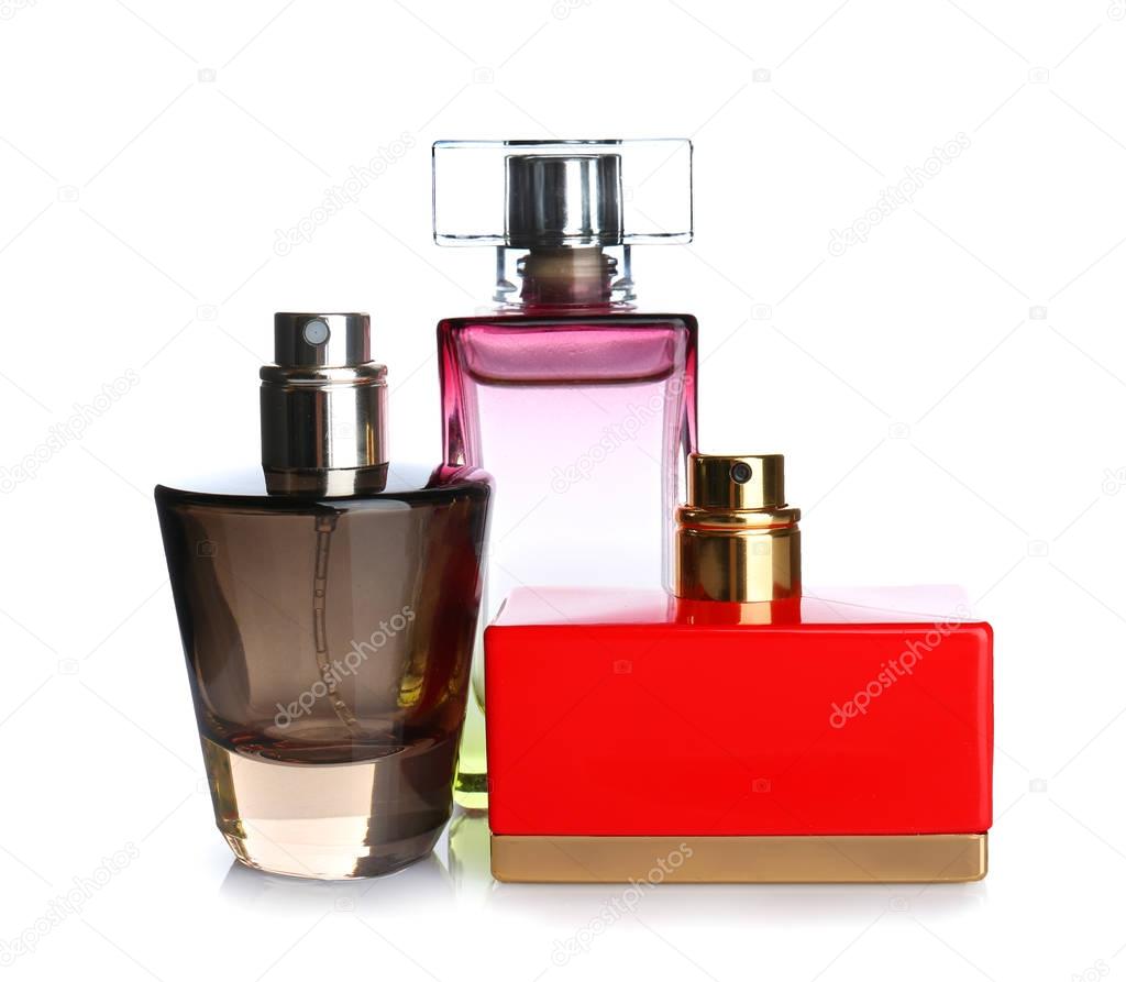 different perfume bottles