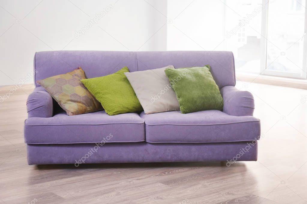 couch in living room