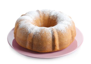 Pembe plaka ile yoğurt kek