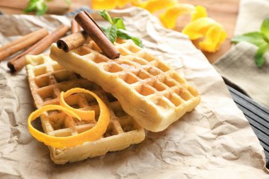 Lezzetli Tarçın Gofretler 