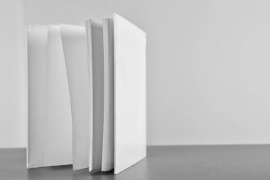 boş sayfaları ile açık kitap 