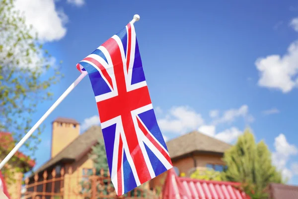 Drapeau agitant du Royaume-Uni — Photo