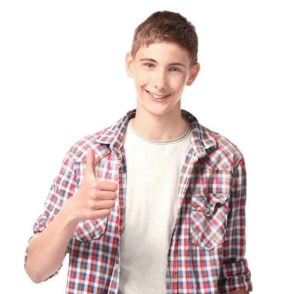 Happy smiling teenager — Stock Photo, Image