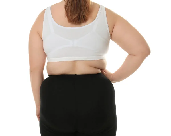 Back view of overweight woman — Stock Photo, Image