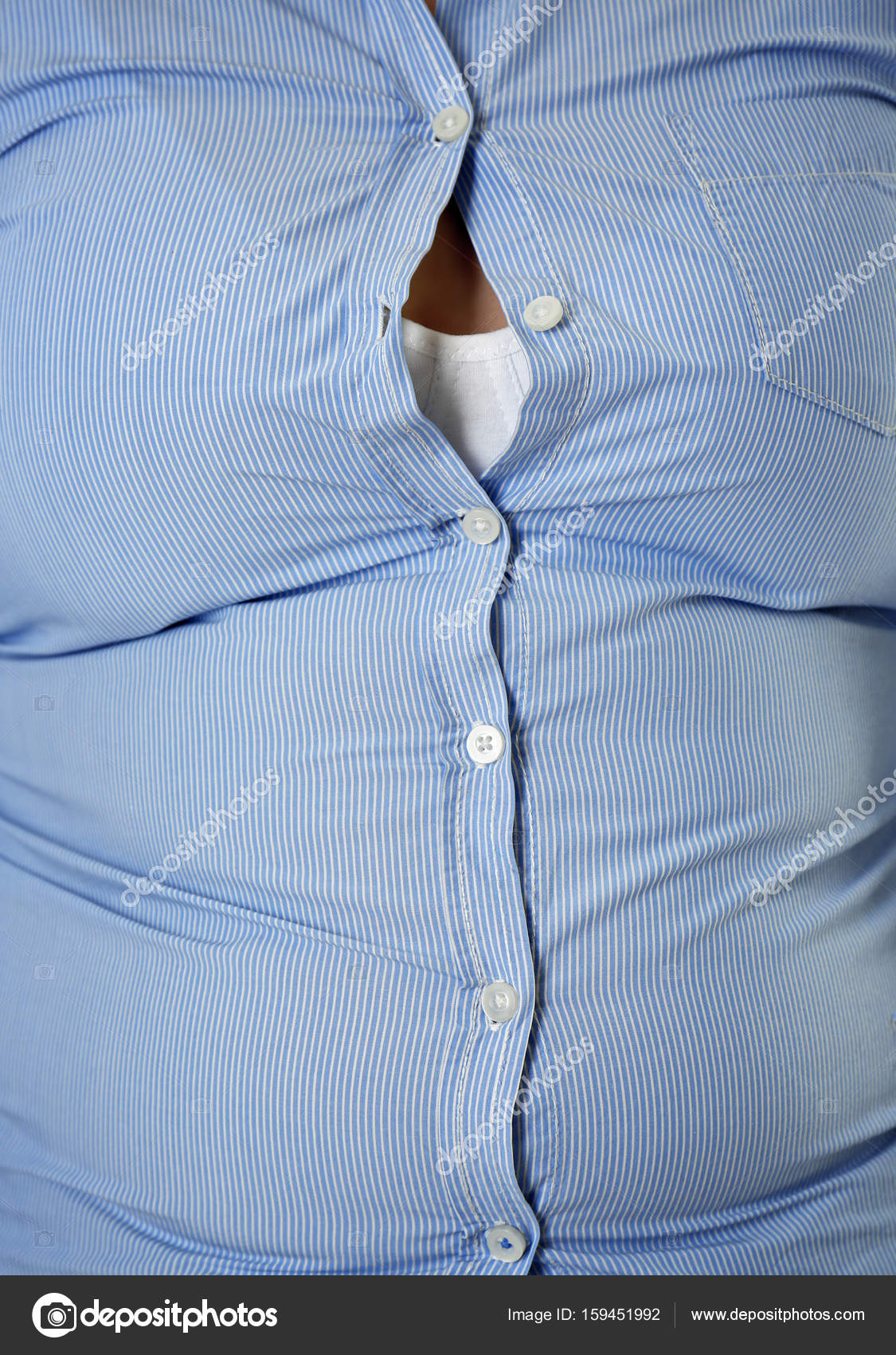 tight button shirt