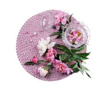 Güzel peonies bileşimi