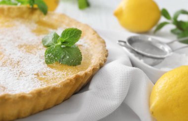 Nane ile lezzetli limon lor pasta