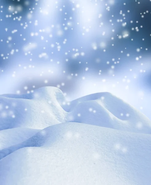 ลอยและหิมะตกเมื่อเบลอ — ภาพถ่ายสต็อก