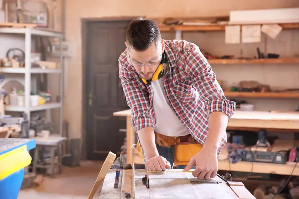 Pengukuran Carpenter — Stok Foto