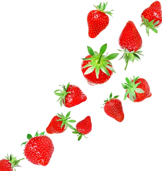 Set of delicious strawberries — Stock Photo, Image