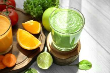 Taze smoothies ve sebze