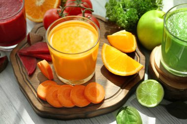 Taze smoothies ve sebze