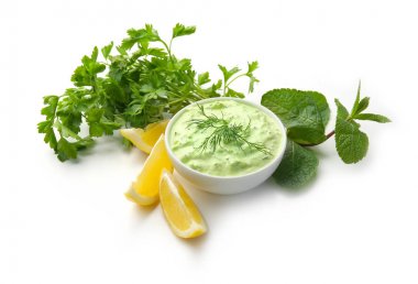 Lezzetli yoğurt sos