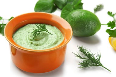 Lezzetli yoğurt sos