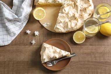 lezzetli limon beze pasta