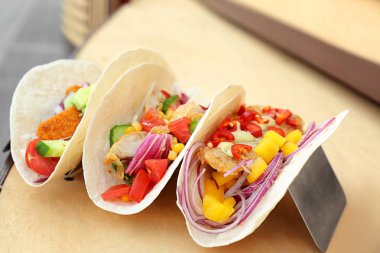 Lezzetli balık tacos