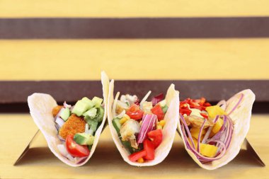 Lezzetli balık tacos