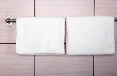 beyaz temiz havlular 