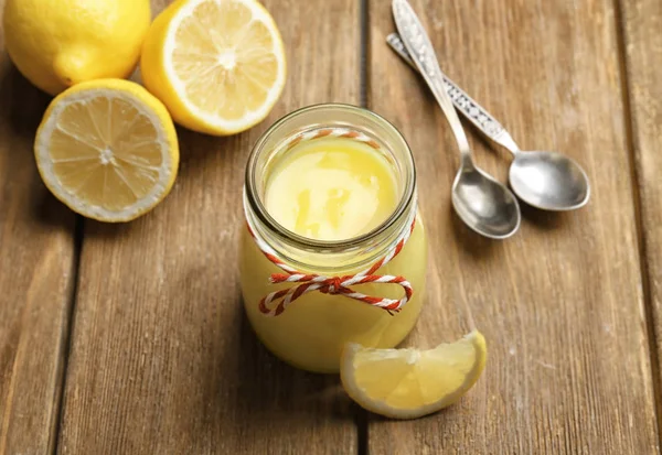 Delicious lemon curd — Stock Photo, Image