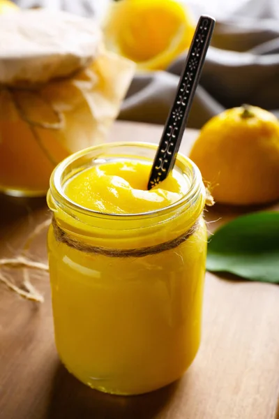 Delicious lemon curd — Stock Photo, Image