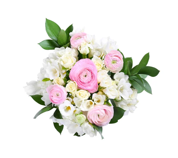 프리 지아 꽃 꽃다발 — 스톡 사진