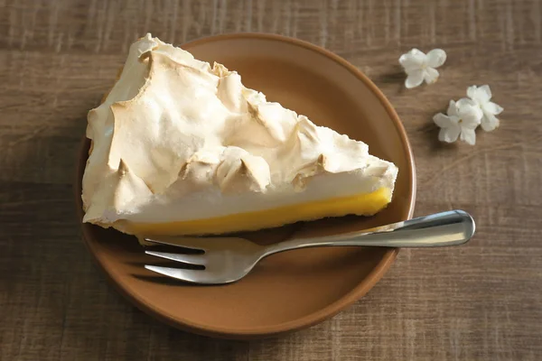 Απολαυστικό λεμόνι μαρέγκα πίτα — Φωτογραφία Αρχείου