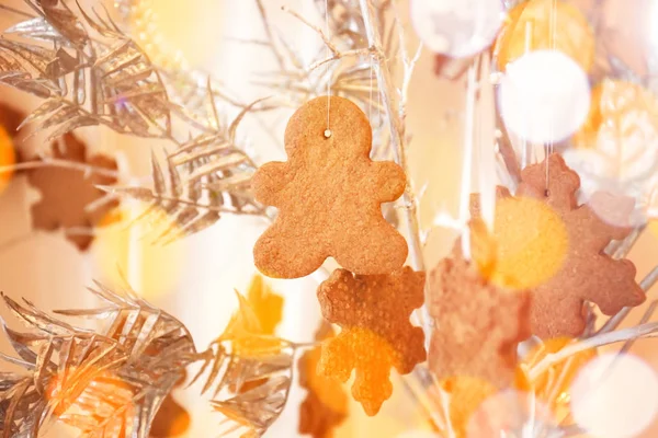 Composition with tasty gingerbread cookies — Stock Photo, Image