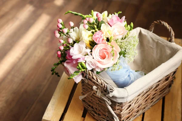 Bouquet with freesia flowers — Stock Photo, Image