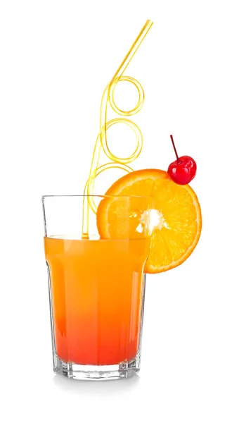 Köstlicher Tequila Sunrise Cocktail — Stockfoto