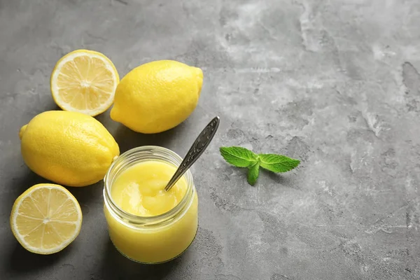 Delicious lemon curd — Stock Photo, Image