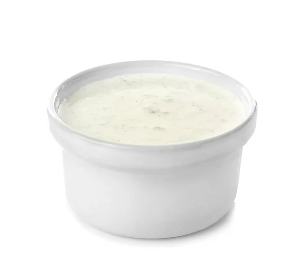 Lahodný jogurt omáčka — Stock fotografie