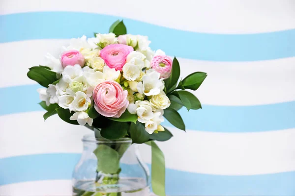 Bouquet avec freesia blanc — Photo