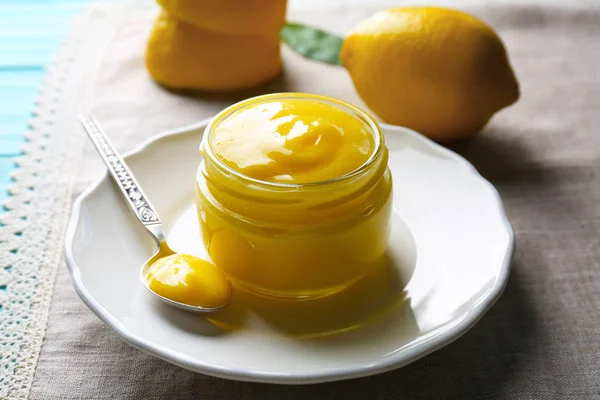 Requeijão de limão delicioso — Fotografia de Stock