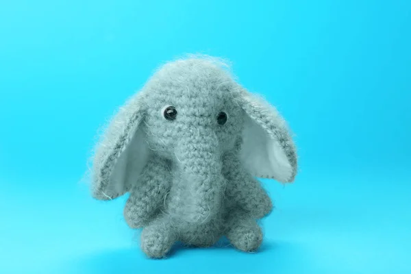 Knitted baby toy — Stock Photo, Image
