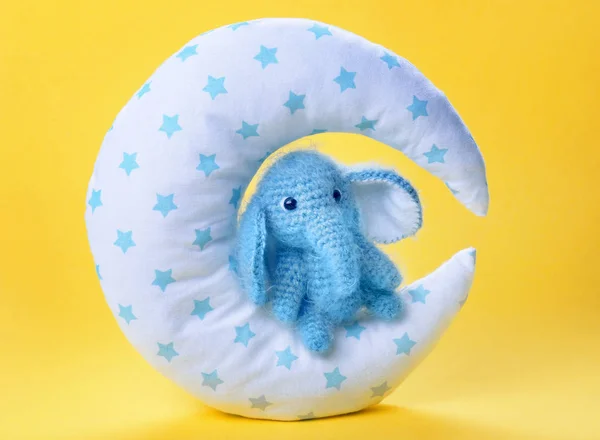 Handmade elephant toy — Stock Photo, Image