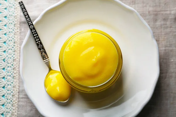 Heerlijke lemon curd — Stockfoto
