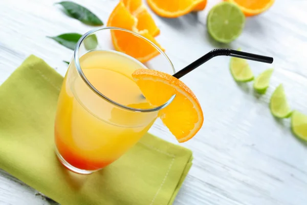 Delicious tequila sunrise cocktail — Stock Photo, Image