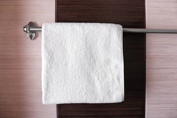 Čistý bílý ručník — Stock fotografie