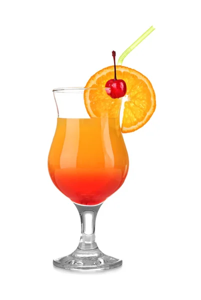 Heerlijke tequila sunrise cocktail — Stockfoto