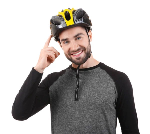 Joven ciclista — Foto de Stock