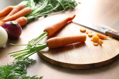 Taze havuç bileşimi