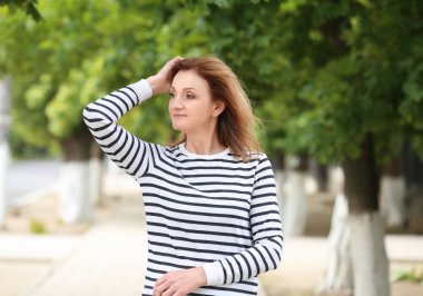 çekici Olgun kadın portresi