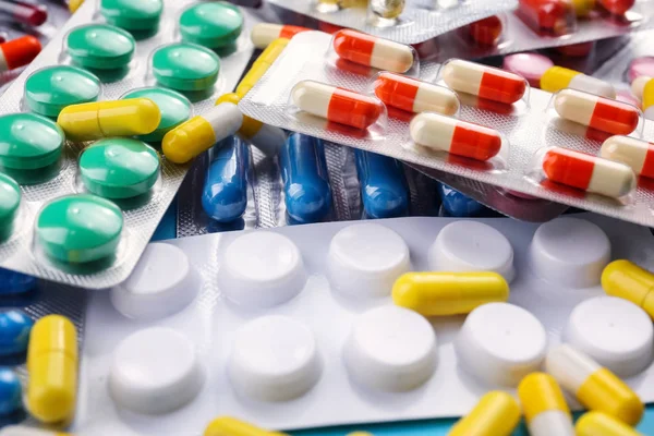 Closeup view of  pills — Stock Photo, Image