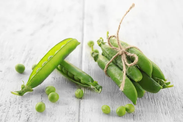 新鮮な緑のエンドウ豆 — ストック写真