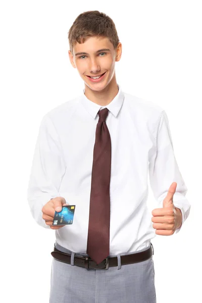 Teenager in formal clothes — Stock Photo, Image