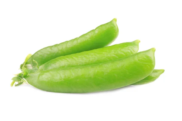 Färska gröna ärtor pods — Stockfoto