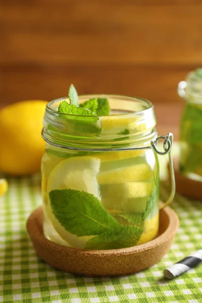 Kavanoz taze limonata  